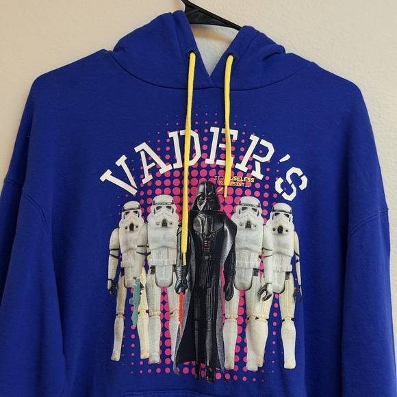 Disney Other - Disney Parks Kenner Action Figures Star Wars Darth Vader Hoodie Sweatshirt Men M